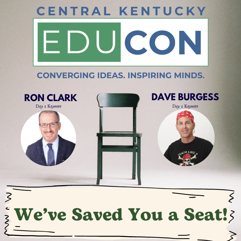 Don't miss your chance to join Ron Clark and Dave Burgess for an unforgettable experience at Central Kentucky EDUCON on June 13-14. Explore more at ckec.org/2024showcase.