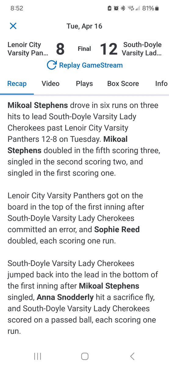 SDHS Softball tweet media
