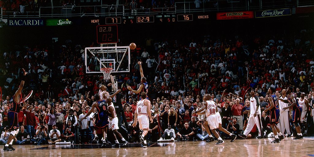 On this date 25 years ago Allan Houston hit the shot to eliminate the Miami Heat.