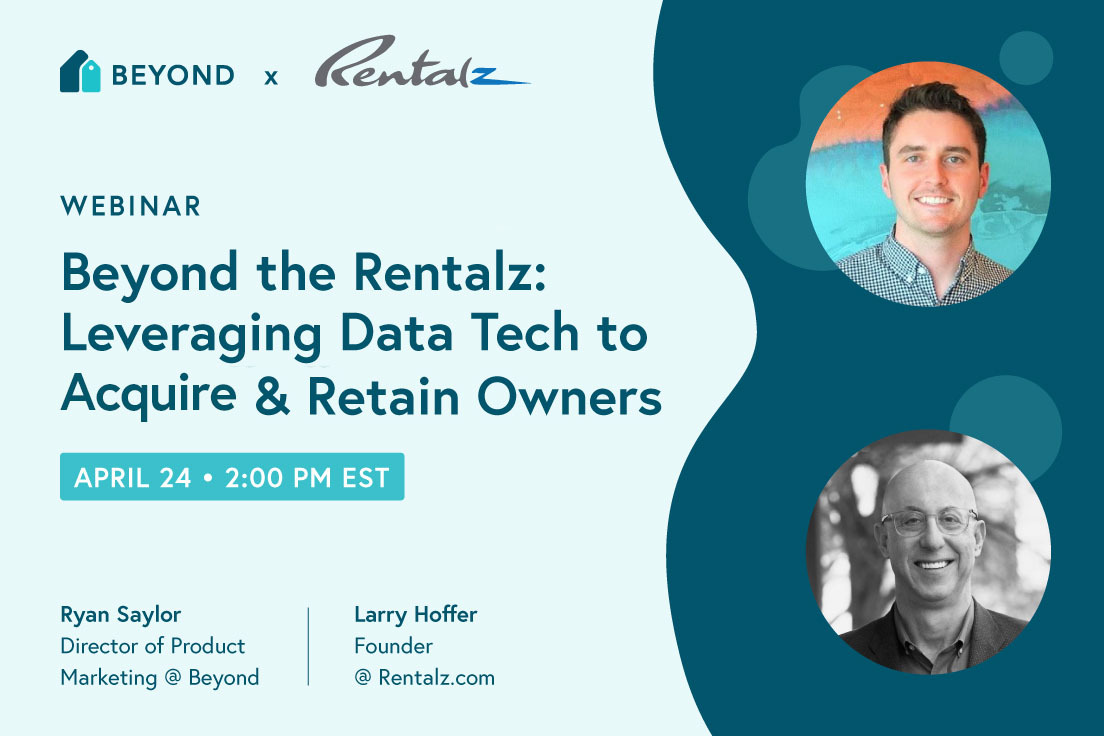 💥 🎬 Join us for our webinar with Rentalz! Join us to get insights into some of the best practices for acquiring and retaining property homeowners in 2024. 

Save your seat 👉 hubs.la/Q02sJC3G0
#vacationrentals #shorttermrentals
