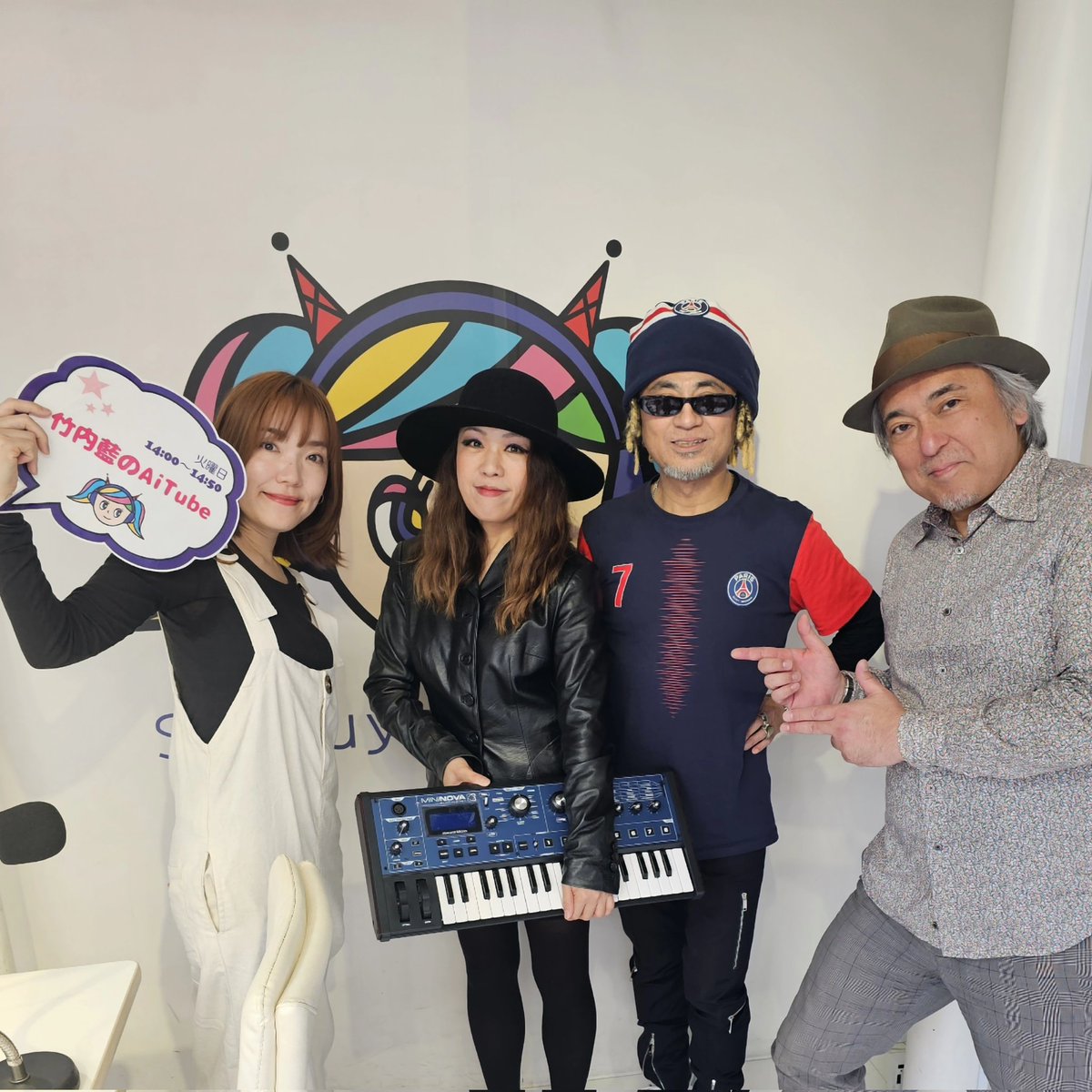takeuchiai's tweet image. 渋谷クロスFM
竹内藍のAiTube 334回目
ゲスト
トークボックスの女王• #WODDYFUNK さん
プロデューサーの #セルジオムトウ さん

新曲リリース✨
「おやすみBaby feat.DAISUKE」
お話伺いました😊
facebook.com/share/p/k8H8PX…
今週もご視聴ありがとうございました！