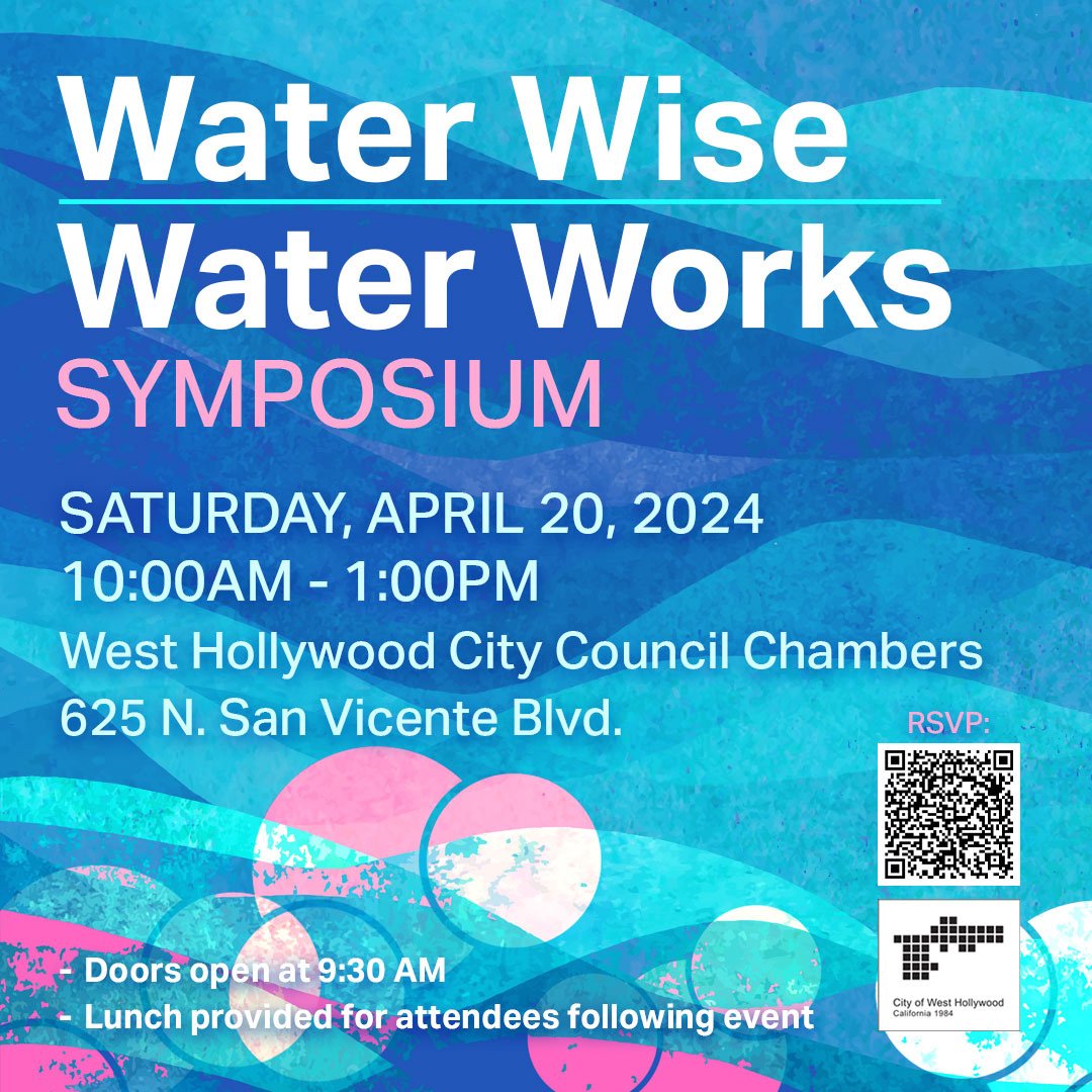 Join us as we dive deep into the importance of sustainability at the Water Wise | Water Works symposium! 🌎 We invite you to join a moderated panel discussion to explore the challenges and opportunities we face in future sustainability efforts.💧 ℹ️ go.weho.org/3VWVAO9