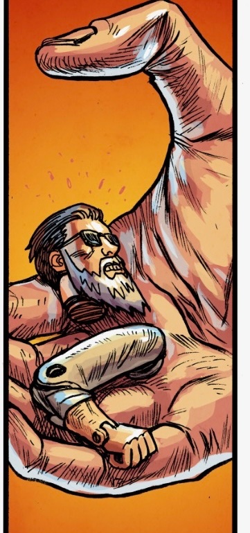 So @RyanBrowneArt is going to murder me - he’s going to freakin’ murder me! But check out this panel from our new book together, coming later this year.