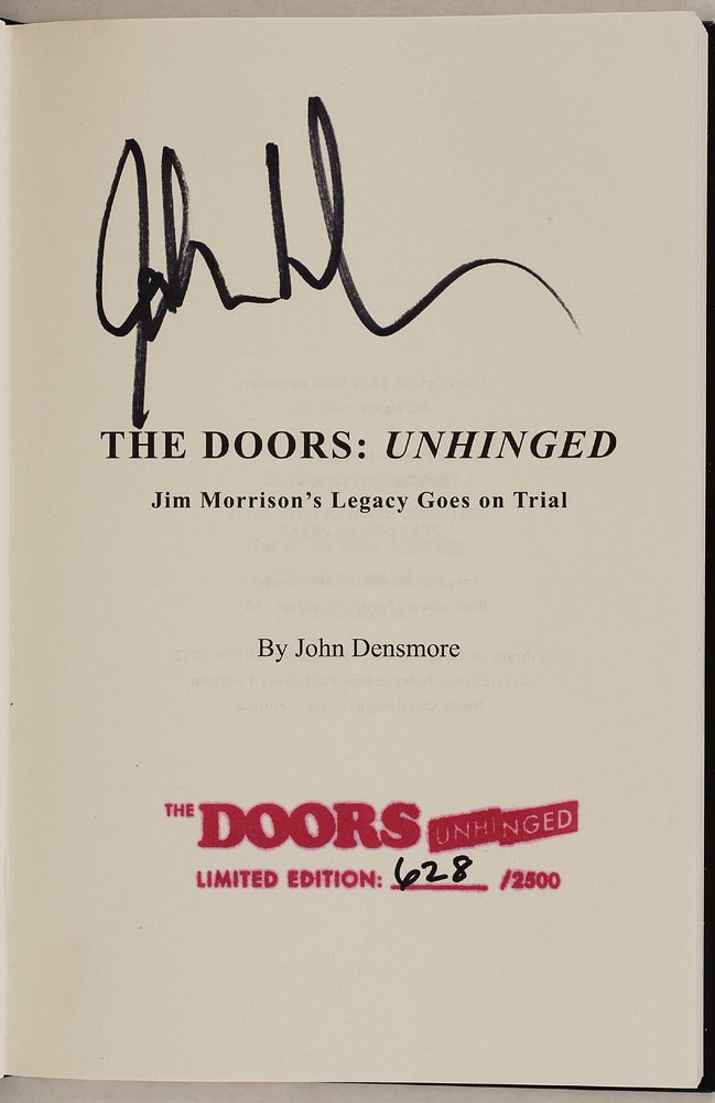 Today in Rock History April 17, 2013 The Doors’ drummer John Densmore publishes his memoir “The Doors: Unhinged.” This is Densmore’s second shot at chronicling the iconic late-60’s band. His first was ’91s “Riders On The Storm.”
