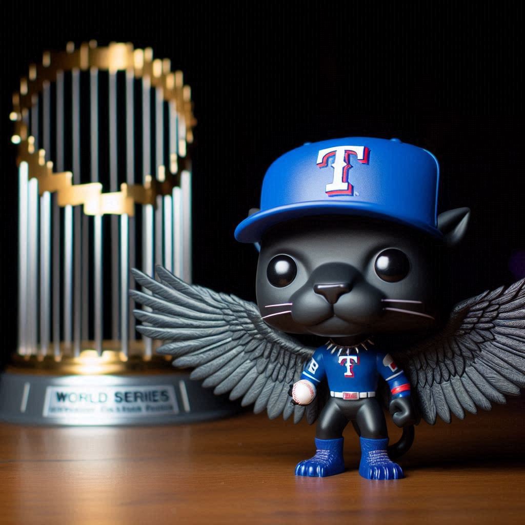 Didn’t know I needed a Texas Rangers Peagle Funko Pop until now.