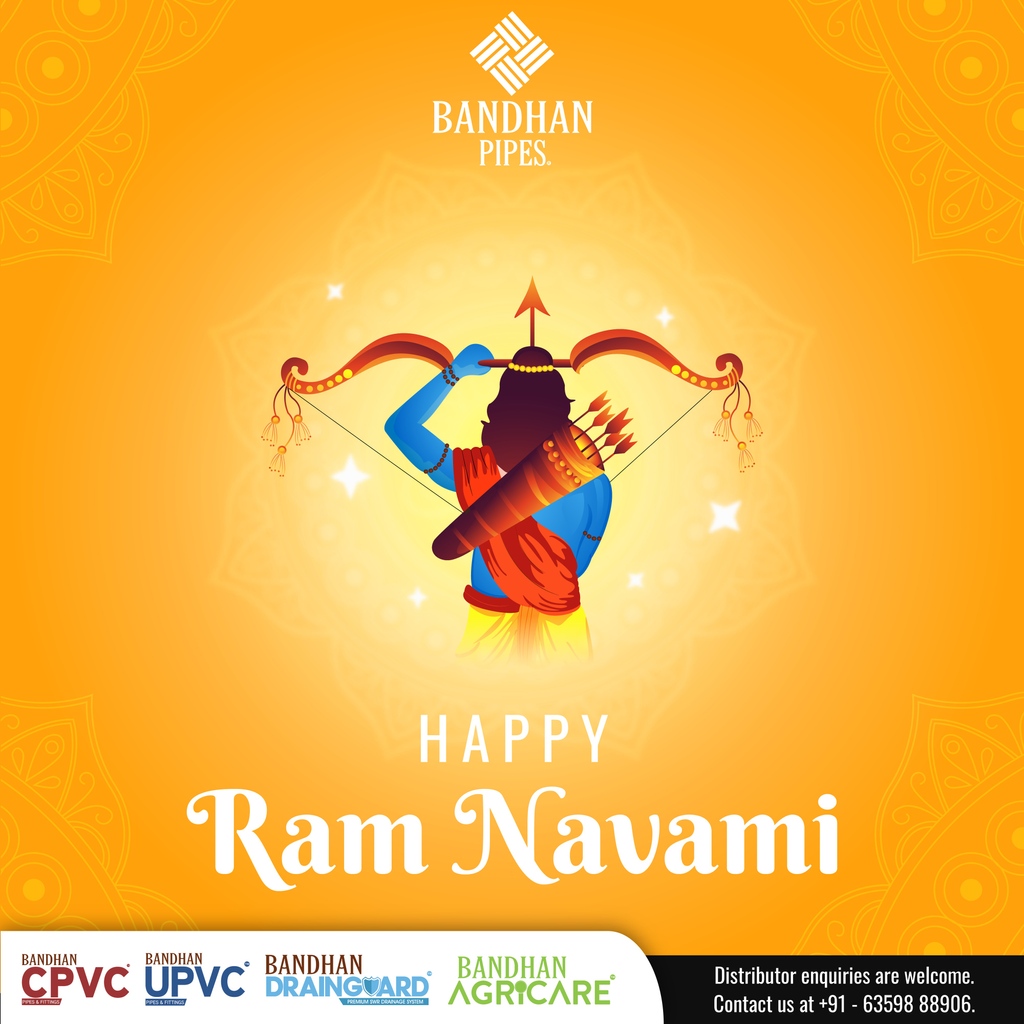 Embrace the divine energy of Ram Navami as we celebrate the birth of Lord Rama, the epitome of righteousness, courage, and compassion. May his blessings illuminate our paths and inspire us to walk the path of truth and dharma. 🙏✨ . . #RamNavami #LordRam #bandhanpipes