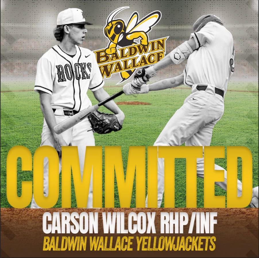 Carson Wilcox (@carsonwilcox34) on Twitter photo I am excited to announce my commitment to Baldwin Wallace University! A special thank you to the BW coaching staff for this opportunity.
<a href="/DublinCoffBSBL/">Dublin Coffman Baseball</a> @BJE2024Silver <a href="/cgould11/">Corey Gould</a> <a href="/CoachKirbs/">Drew Kirby</a> <a href="/BHarrisonBW/">Brian Harrison</a> I am excited to announce my commitment to Baldwin Wallace University! A special thank you to the BW coaching staff for this opportunity.
<a href="/DublinCoffBSBL/">Dublin Coffman Baseball</a> @BJE2024Silver <a href="/cgould11/">Corey Gould</a> <a href="/CoachKirbs/">Drew Kirby</a> <a href="/BHarrisonBW/">Brian Harrison</a>