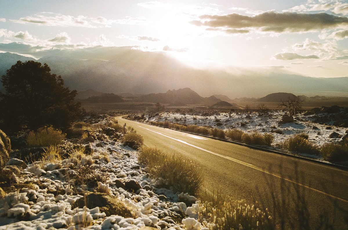 The Eastern Sierras, on 35mm film