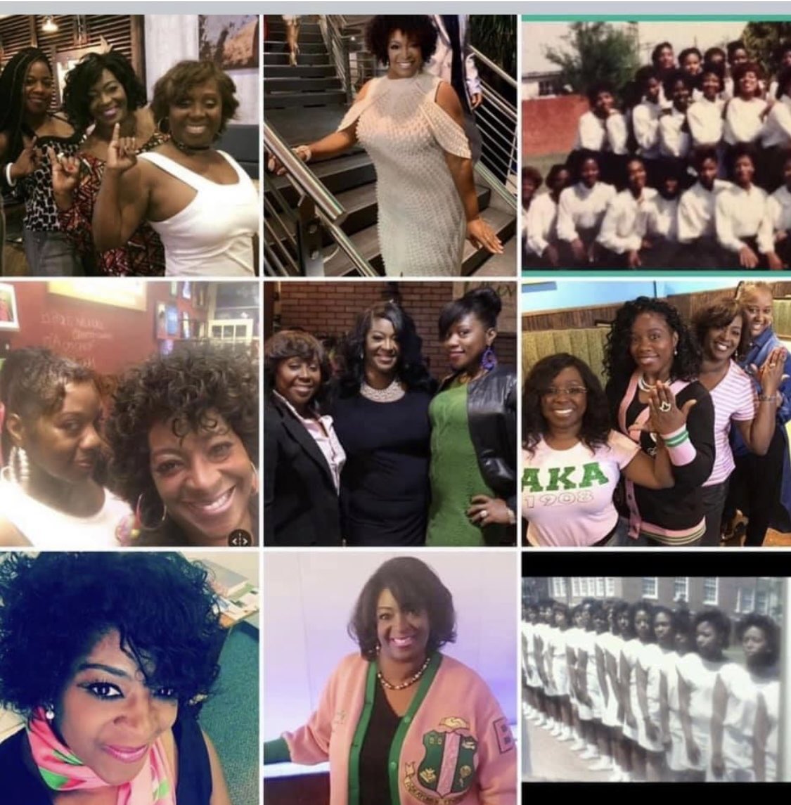 ksb1908's tweet image. I just finished reminiscing with some of my Line Sisters. It’s our AKAVersary!!! 🩷💚🥰 #AKA #AKA1908 #BetaPi #AKAversary #SkeeWee #ThemBetaPiGirls 🐝