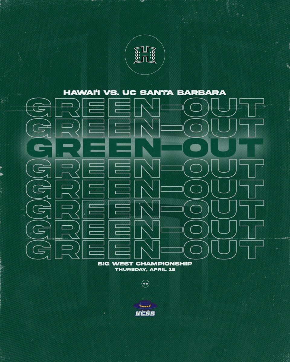 HawaiiMensVB's tweet photo. WEAR GREEN! 🟢

#WarriorBall24 x #GoBows https://t.co/1q4sHatq2C