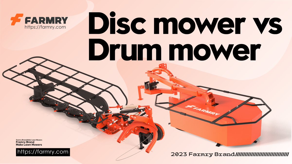 FarmryAttach's tweet photo. Choosing the Best: Disc Mower vs Drum Mower Comparison
Discover the Difference, Which is right for your farm?
#Farming #Agriculture #Machinery #hobbyfarms #familyfarm #farmry #tractorattacthment #drummower #discmower
Explore now..
https://t.co/3TKp8cgZY7 https://t.co/ERUQCczpvF