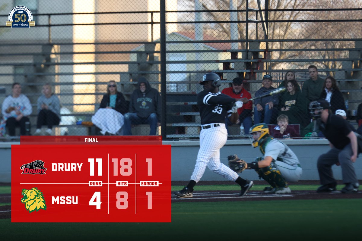 Drury Panthers (@drurypanthers) on Twitter photo BASE- FINAL
<a href="/DruryBaseball/">DRURY BASEBALL</a> takes down No. 8 Missouri Southern. Wes Collins with 2 HR's, Brandon Holdren 4-5, HR, 2 RBIs #allweDUiswin BASE- FINAL
<a href="/DruryBaseball/">DRURY BASEBALL</a> takes down No. 8 Missouri Southern. Wes Collins with 2 HR's, Brandon Holdren 4-5, HR, 2 RBIs #allweDUiswin