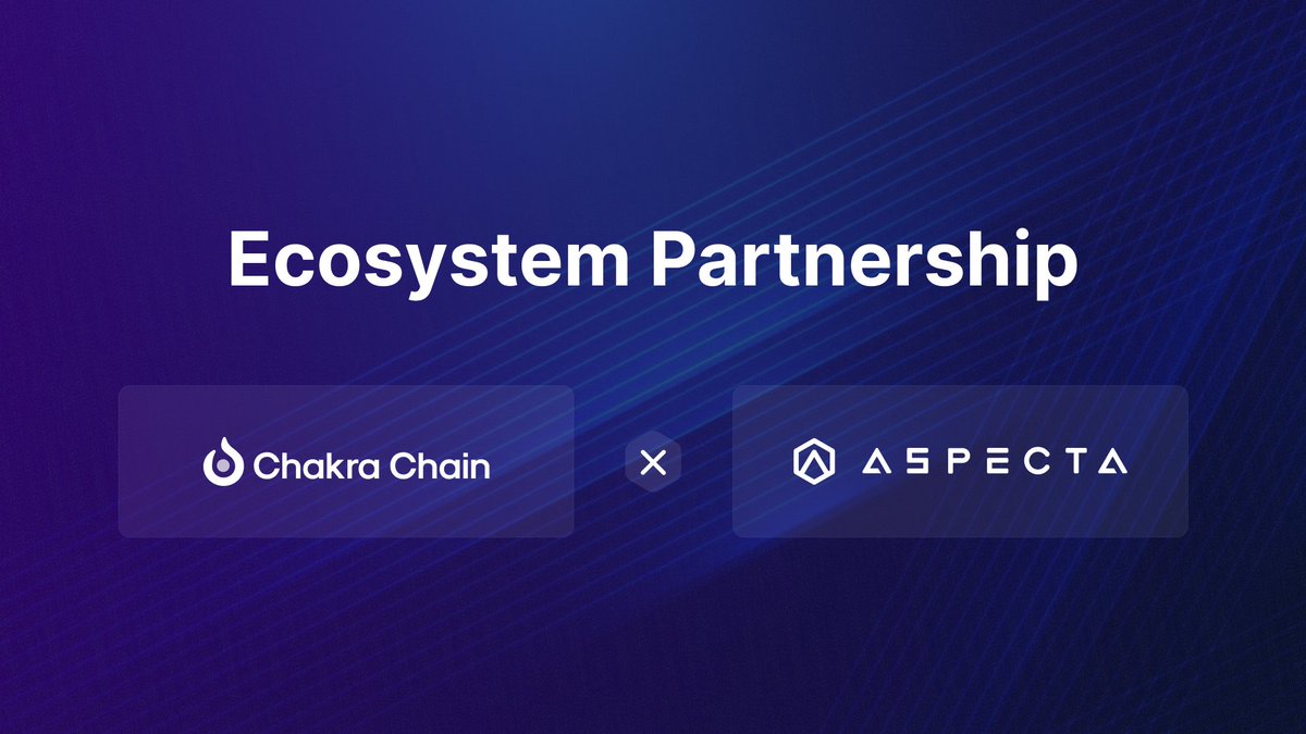 🚀 Thrilled to partner with @ChakraChain, joining forces with Chakra DevNet to empower the developer ecosystem!

🌐👨‍💻 Hey Developers: Link your GitHub & join Chakra #BuilderState to spark innovation and drive the #Bitcoin economy forward together! ⬇️
aspecta.id/co/chakra-devn…