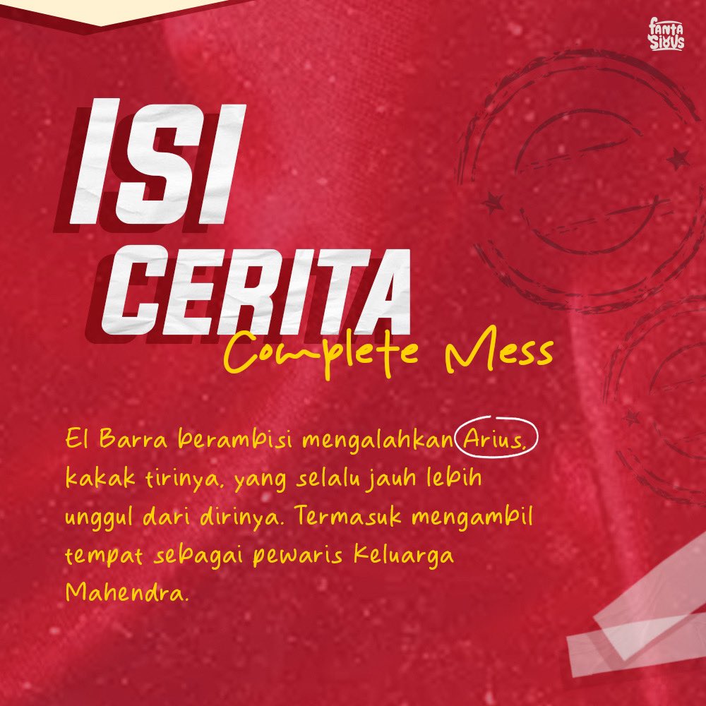 Fantasiousbooks's tweet photo. Prequel of Escapism: Complette Mess, akan segera hadir ‼️

Persiapkan tabunganmu dari sekarang untuk bertemu El Barra era sebelum Escapism❤️
#escapism #completemess #fantasious #loveablegroup @ellamoontime https://t.co/aUsU60RU81