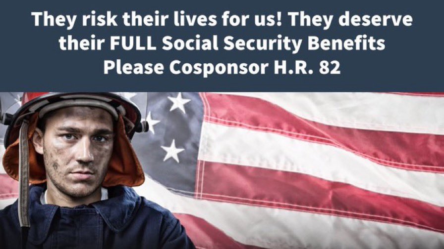 <a href="/RepTomSuozzi/">Tom Suozzi</a> You cosponsored H.R. 141 to repeal WEP &amp; GPO in the 116th Congress &amp; cosponsored H.R. 82 in 117th. PLS cosponsor HR 82 again in 118th. Firefighters, teachers, police officers &amp; first responders need your help! We earned these Soc Sec benefits. This is #LawfulRobbery