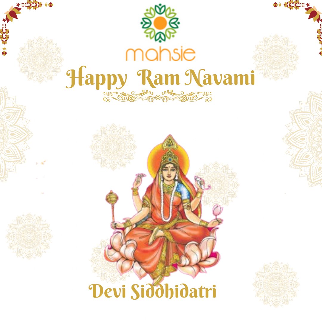 Embracing the divine energy of Maa Siddhidatri on the Ninth Day of Navratri! 🙏 Wishing you all a blessed Ram Navami! 🌺
 
#Navratri #MaaSiddhidatri