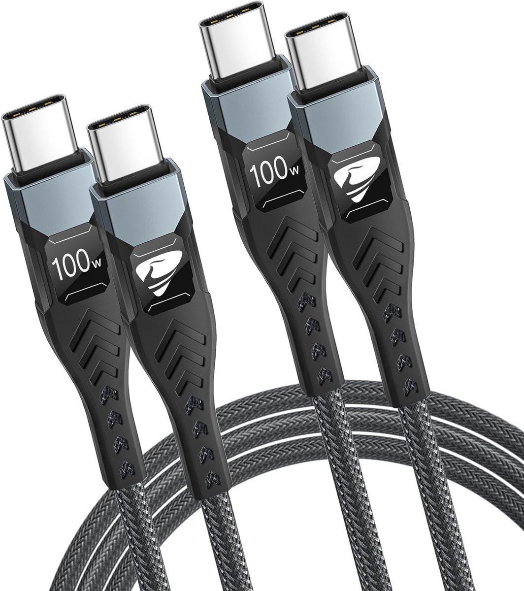 blue_deals1's tweet image. 🔌 Power Up Your Devices: 100W USB-C to USB-C [2-Pack 6FT] Now $6.99 (Orig. $9.99)

💰 Deal Price: $6.99  
💸 Regular Price: $9.99  

🔗 amzn.to/49DZwXd  

#USBCCable #TechDeal #ChargingCable #DiscountOffer