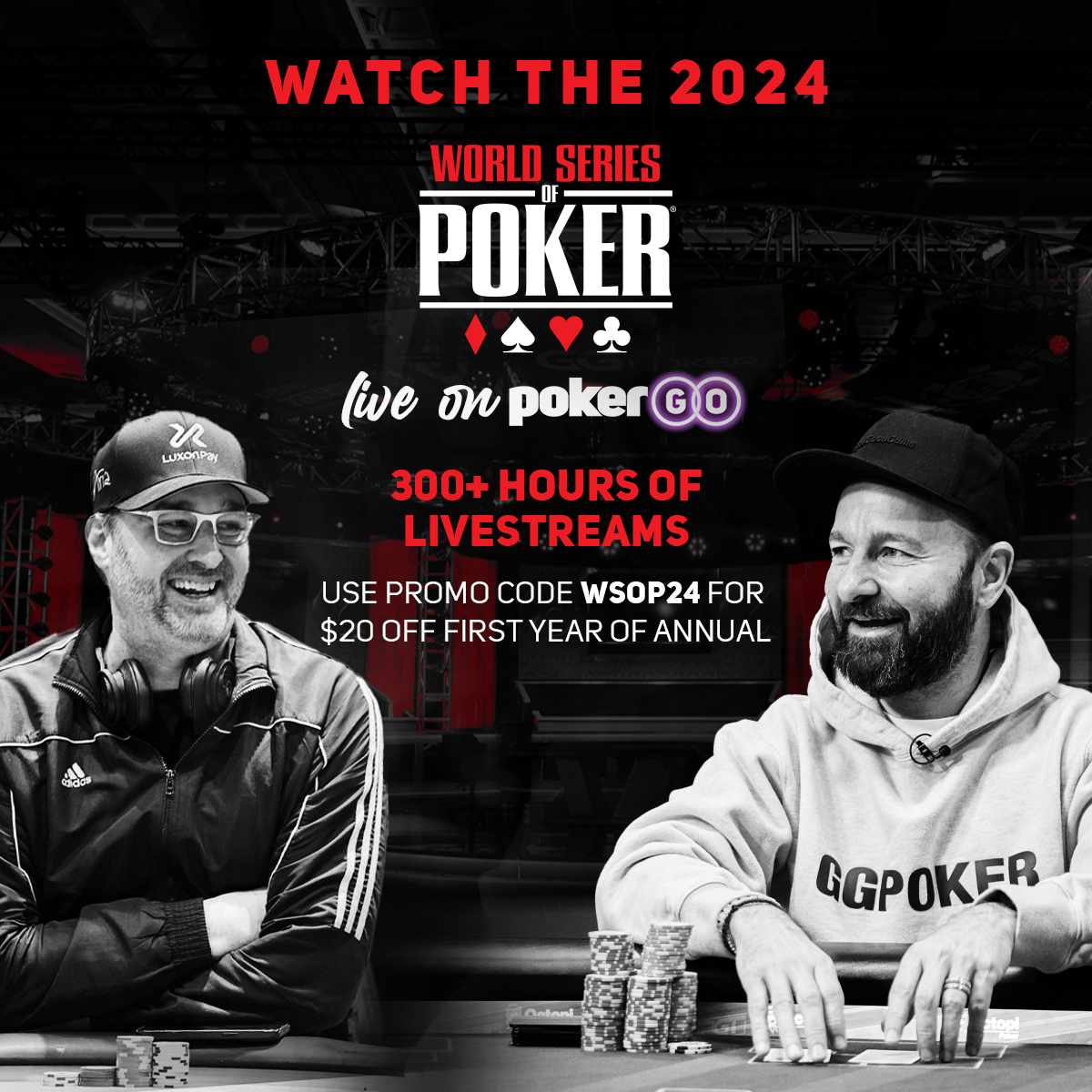 We will be coming at you LIVE and DIRECT from the @WSOP bringing you the best coverage possible. bit.ly/4b06LtJ