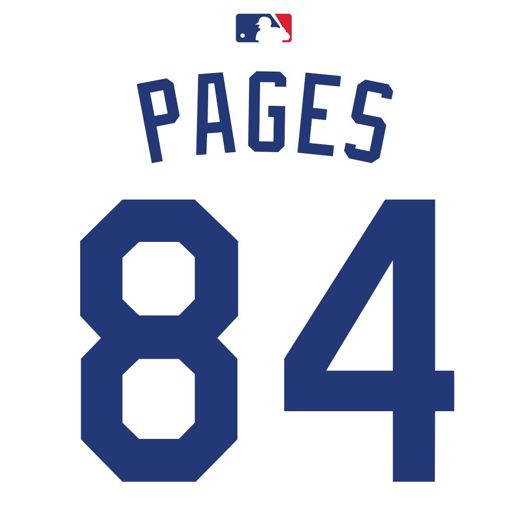 #Dodgers RHP Eduardo Salazar will wear number 60. Last worn by INF Yonny Hernández in 2023. OF Andy Pages (@AndyPages0) will wear number 84. Last worn by OF Zach Reks in 2021.