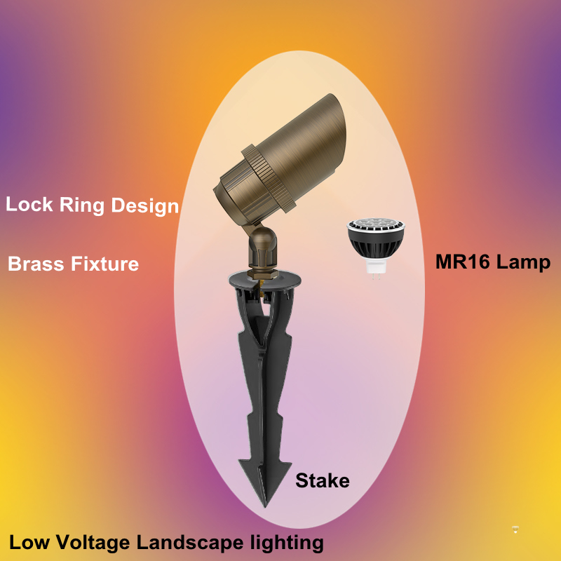 Low voltage IP65 brass lighting fixture With MR16 Lamp for outdoor landscape lighting.😃😃 #landscapelighting #outdoorlight #outdoorlighting #ledlighting #lightingfixture
