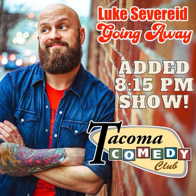 Luke Severeid had to add a 2nd show this Sunday because the first one filled up fast! New showtime at 8:15pm THIS Sunday! Get your ticket here before they’re gone!