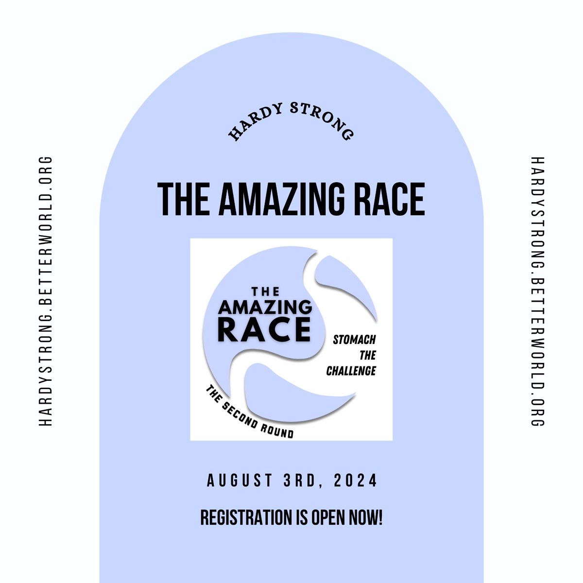 We can’t wait to see you all on August 3rd for the second round of The Amazing Race! Prepare to stomach the challenge this year - registration is live!