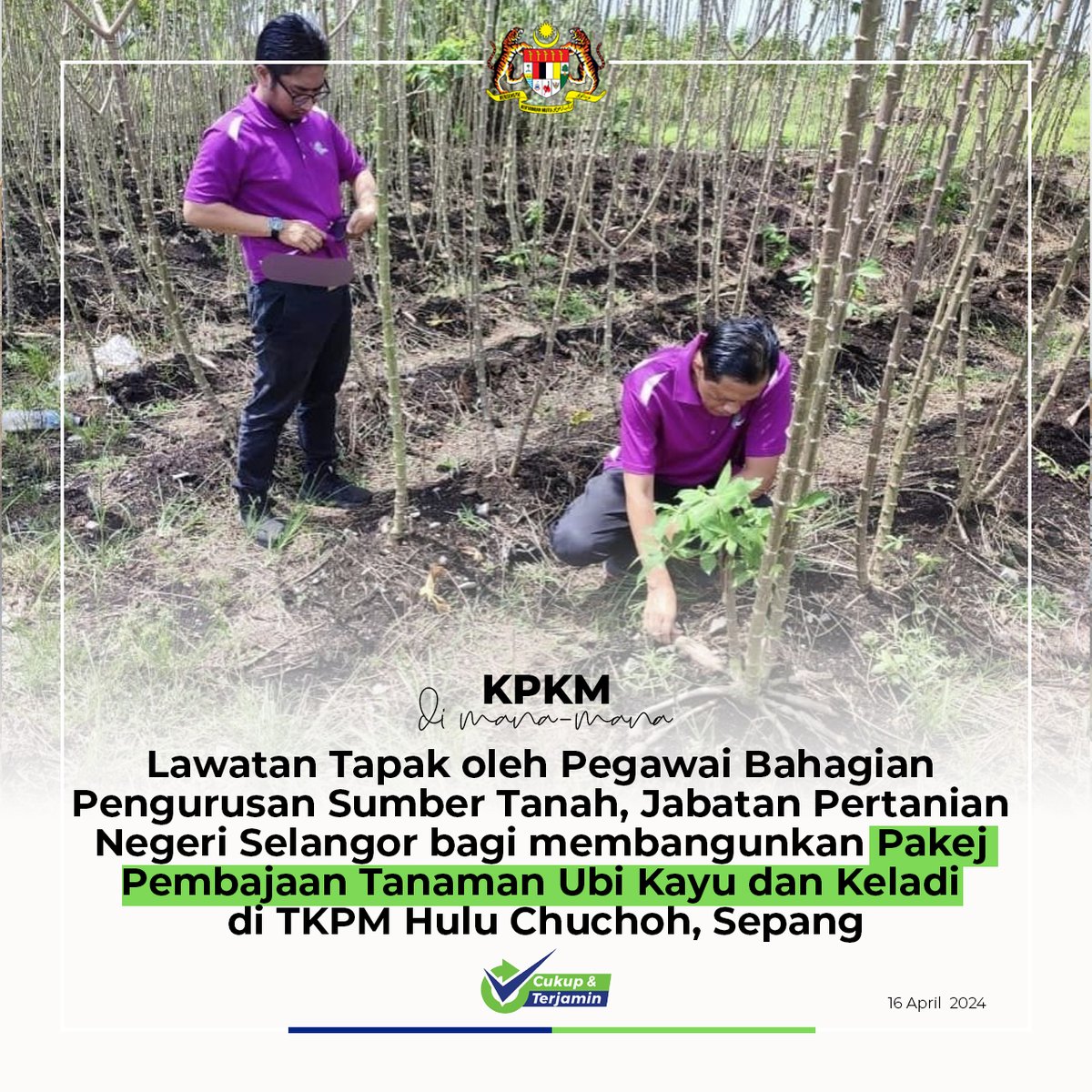 [ADMIN] Kementerian Pertanian dan Keterjaminan Makanan (KPKM) di mana-mana.

Antara momen menarik yang menjadi perhatian di KPKM hari ini:

#TeamKPKM