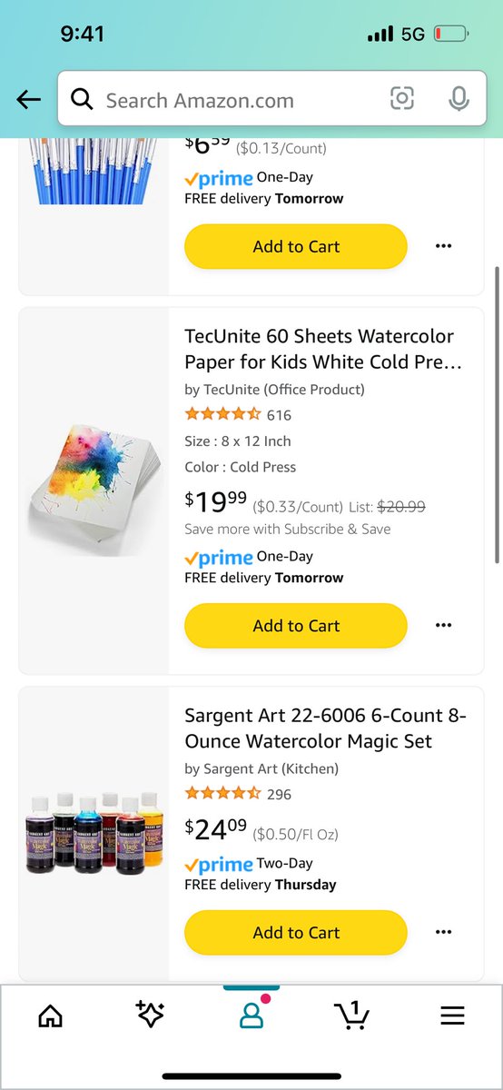 My school does not have art class, and I try to provide art lessons whenever possible.  There are two end-of-year projects that I would like to complete, but need help getting the supplies!  We are going to explore the world of liquid watercolors.  
amazon.com/hz/wishlist/ls…