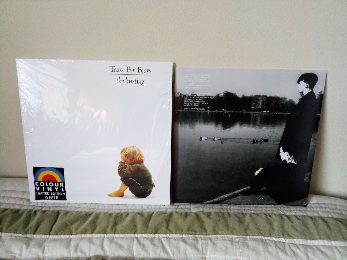 CarrieLovesTFF's tweet photo. What a perfect #TFFTuesday - stretch it out forever! I got a white vinyl of The Hurting and Roland's solo album, songs from which were in the mix for a drive to a hike today (yes, I took the day off from work - good choice, huh?)π https://t.co/cVONmnqDMK