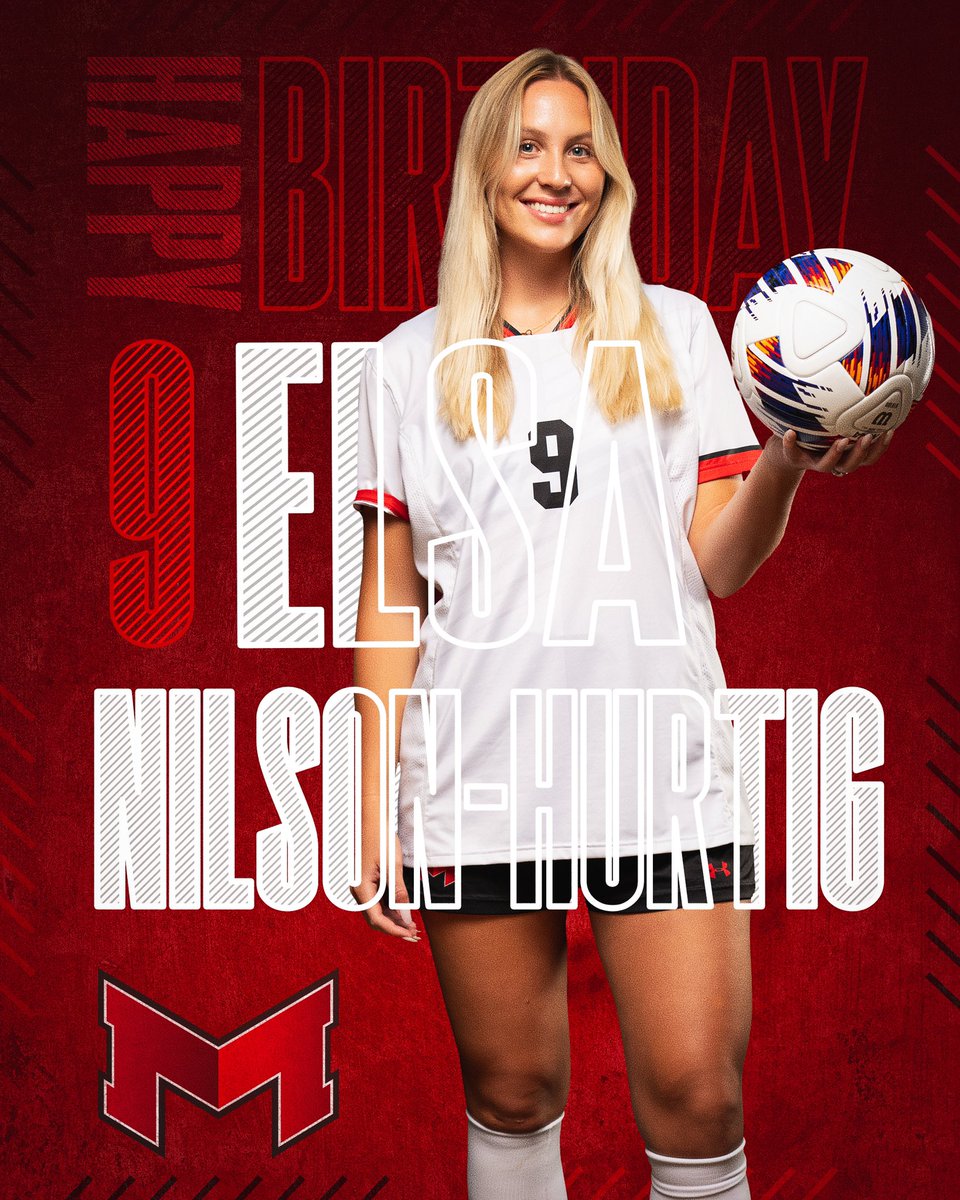Please help MUW⚽️ in wishing a belated Happy Birthday 🎁🎂to Elsa Nilson-Hurtig, a junior from Stockholm, Sweden! WHOLEHEARTED ❤️, positive, and energetic, she is a joy to be around as she always spreads good vibes throughout this team👏! Hope you enjoyed your special day🥳!!