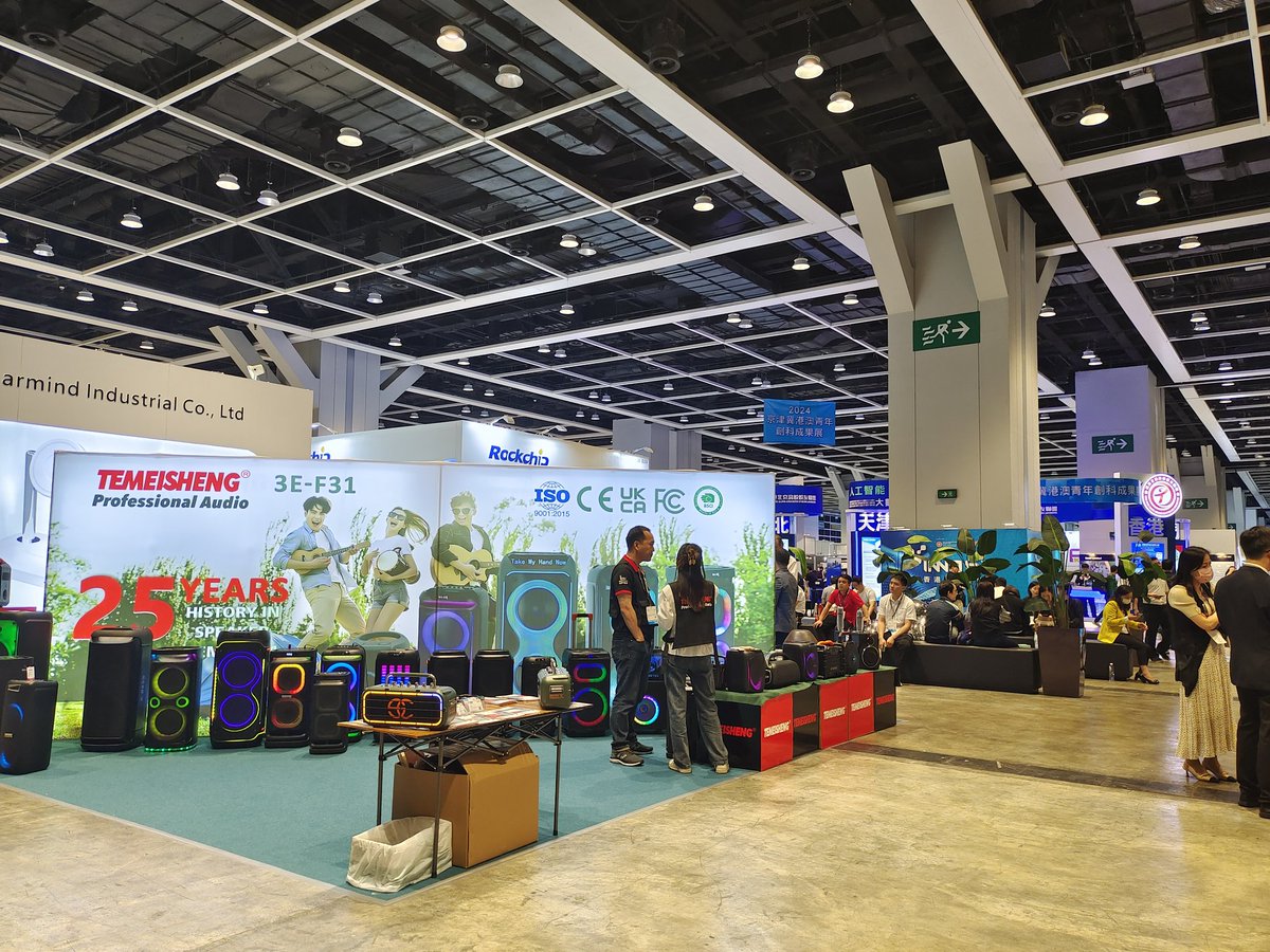 NancyDon171's tweet photo. HongKong Electronics Fair🇭🇰
13-16 April 2024📷
 #InnoEX #hkelectronicsfair #hktdcfairs #hktdc #techtrendsymposium https://t.co/xlMCmP6gKE