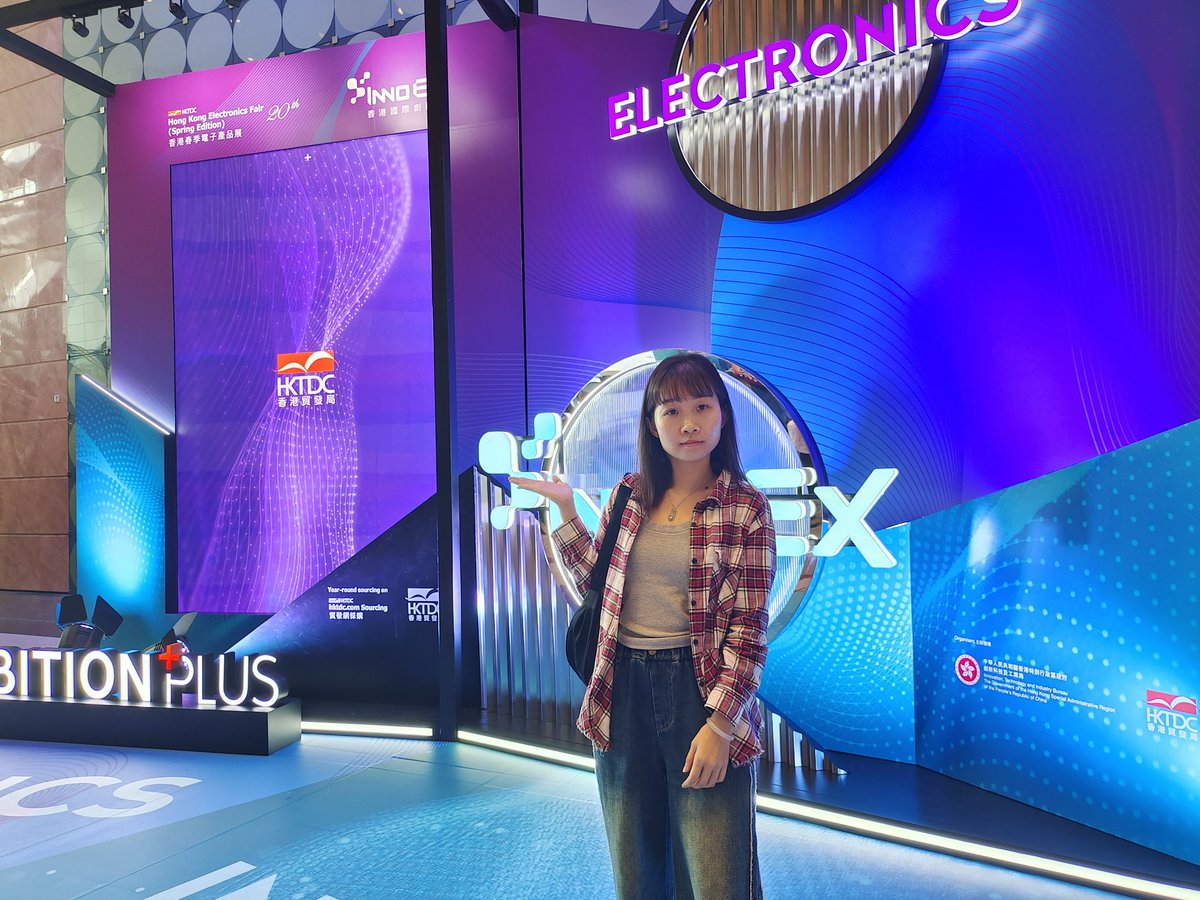 NancyDon171's tweet photo. HongKong Electronics Fair🇭🇰
13-16 April 2024📷
 #InnoEX #hkelectronicsfair #hktdcfairs #hktdc #techtrendsymposium https://t.co/xlMCmP6gKE