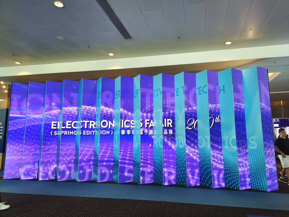NancyDon171's tweet photo. HongKong Electronics Fair🇭🇰
13-16 April 2024📷
 #InnoEX #hkelectronicsfair #hktdcfairs #hktdc #techtrendsymposium https://t.co/xlMCmP6gKE