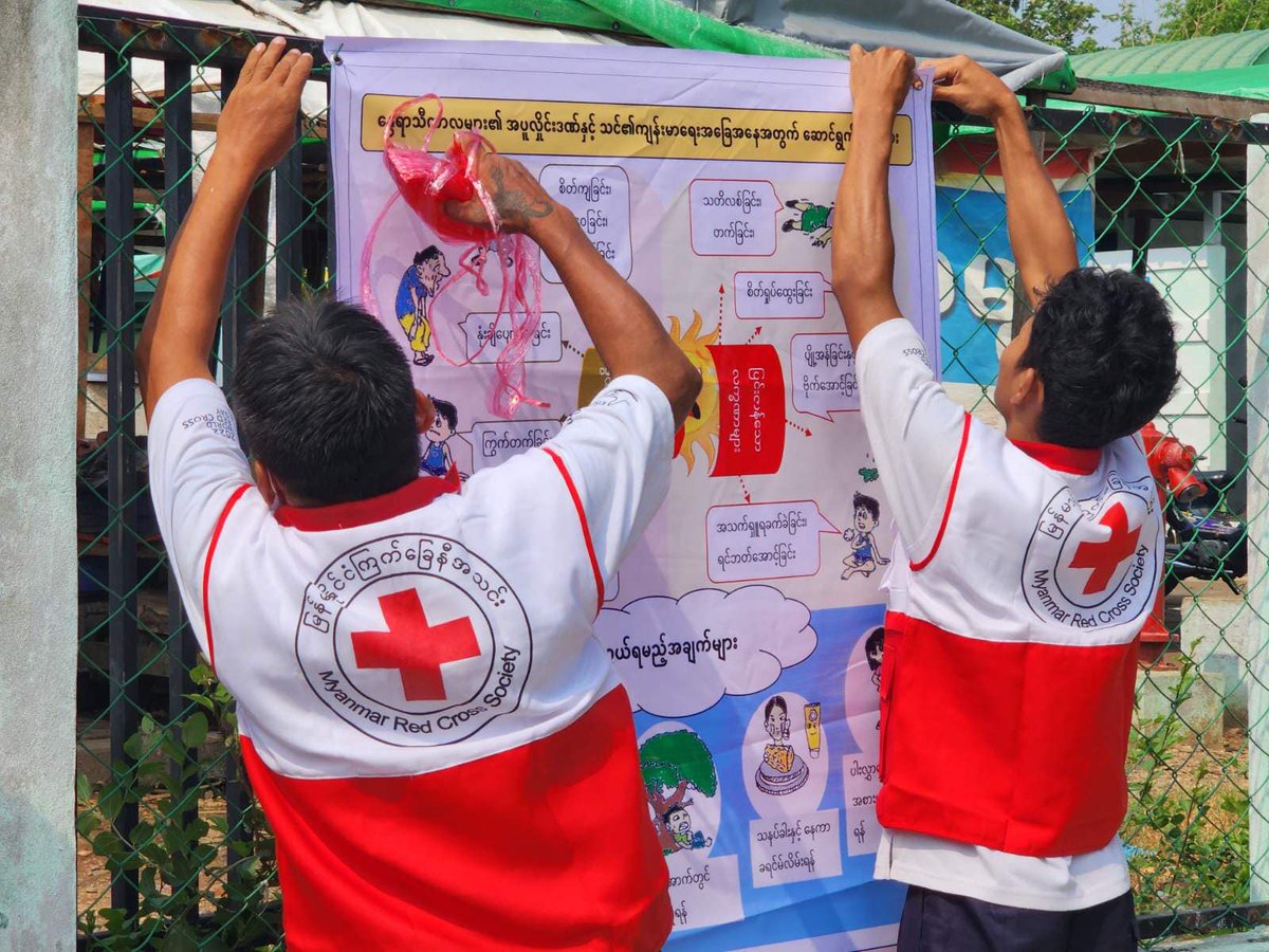 MyanmarRedCross tweet picture