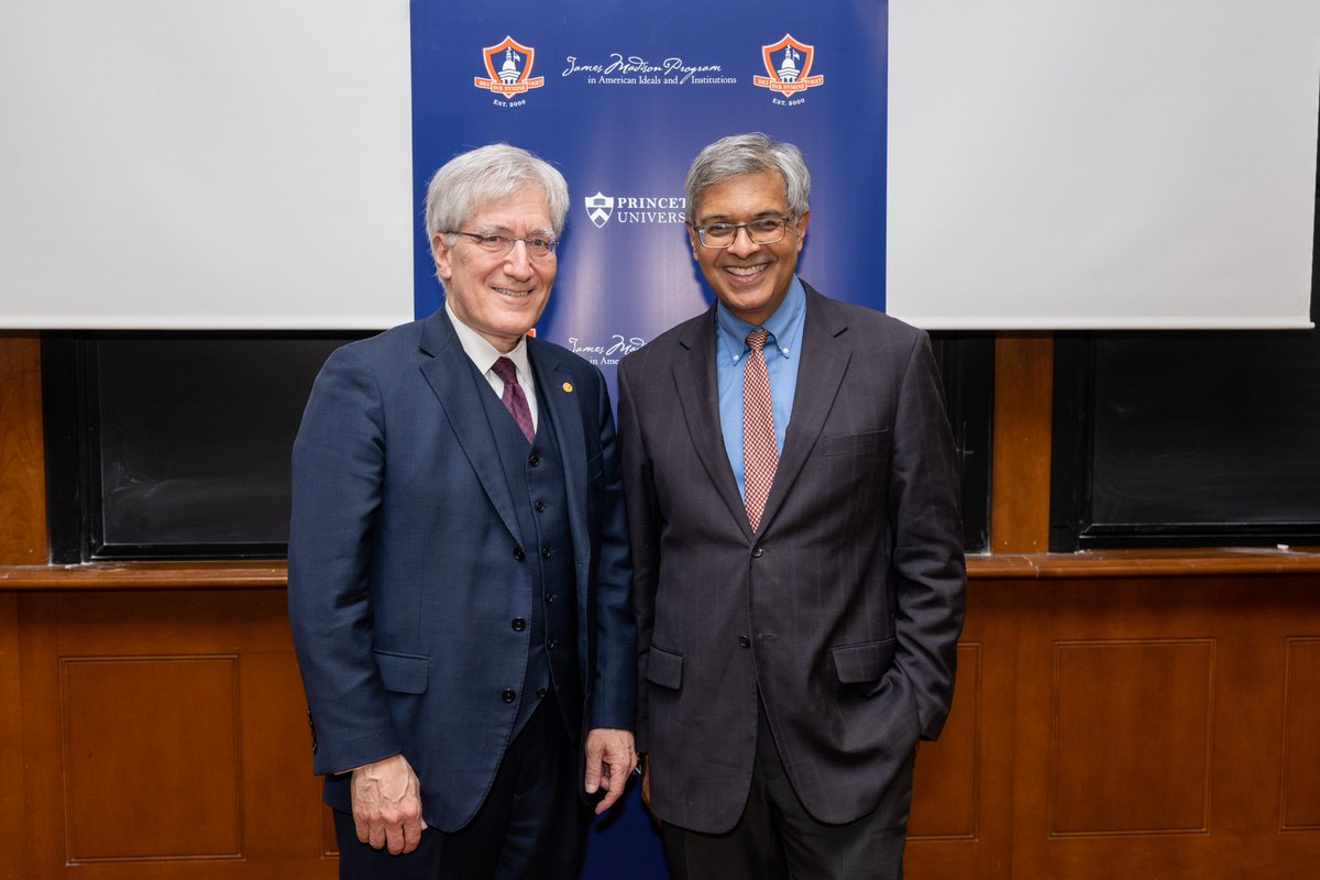 What a pleasure to welcome Dr. Jay Bhattacharya to Princeton to give the 2024 Harold T. Shapiro Lecture in Ethics, Science, and Technology in the James Madison Program in American Ideals and Institutions. His lecture was entitled 'The End of Free Speech is the End of Science.' A