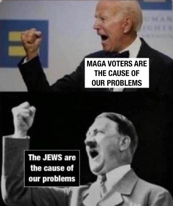 Creepy Joe is channeling Uncle Adolf again....