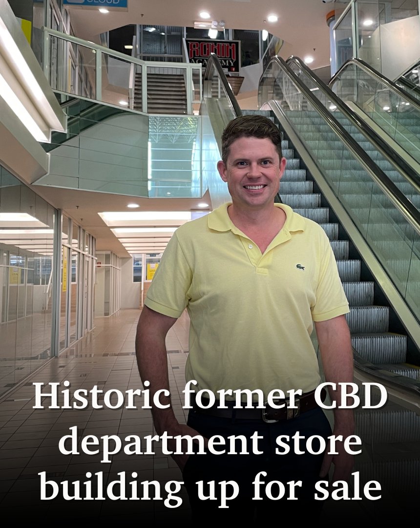 Greatly transformed over the decades after hosting one of Townsville’s major department stores, this historic building is up for sale. 🛍️🛒 Read about its history. ➡️ bit.ly/3JkbQBe