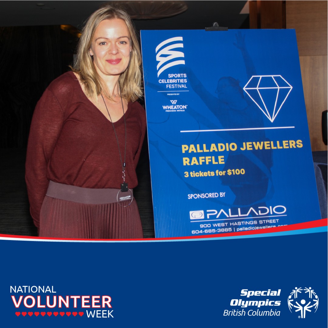 #NationalVolunteerWeek2024 Spotlight 🌟

🙌 Big thanks to fundraising volunteer Stephanie Kaye who has been on the Sports Celebrities Festival Committee for the last 15 years! Her efforts has helped raise over $6 million for SOBC. 👏

➡️More on #NVW2024: specialolympics.ca/british-columb…