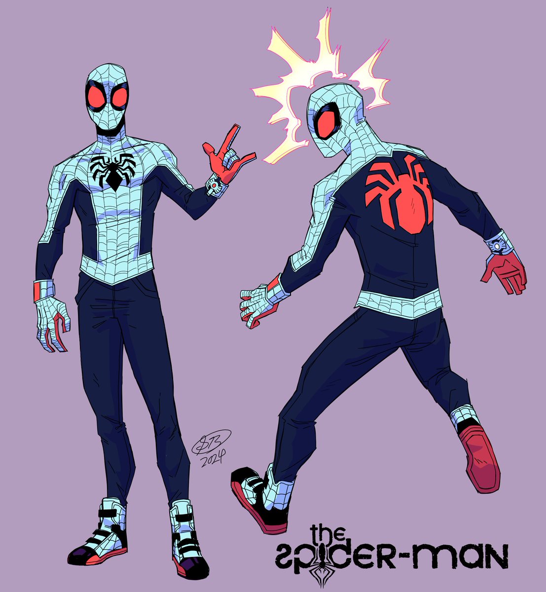 Peter Parker: The Spider-Man Hopefully this is the last time I update this design lol I took all the aspects I liked from older incarnations and pooled them into this one Also some fun color alts cuz I do that with every design now