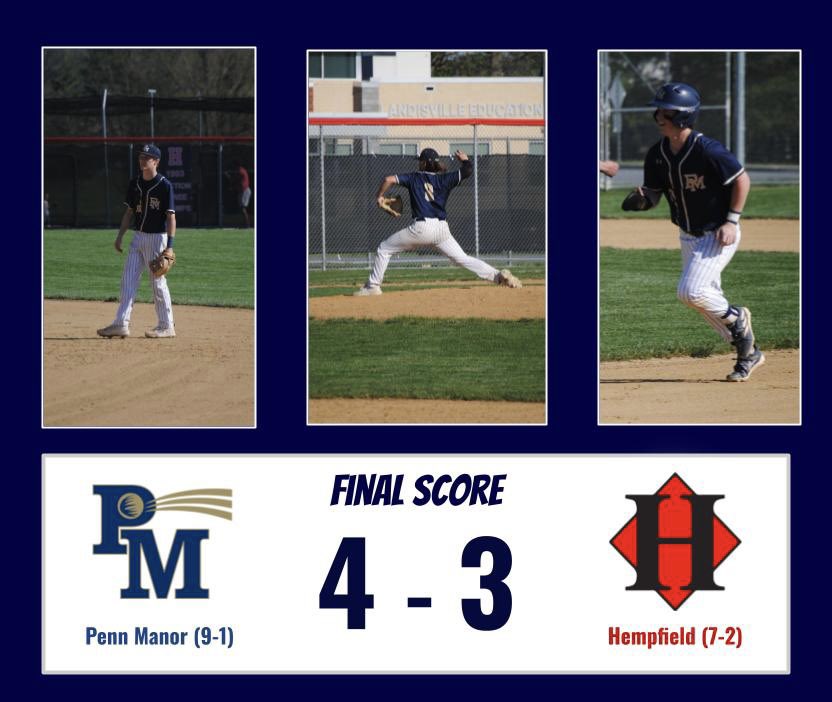 Penn Manor Baseball tweet media
