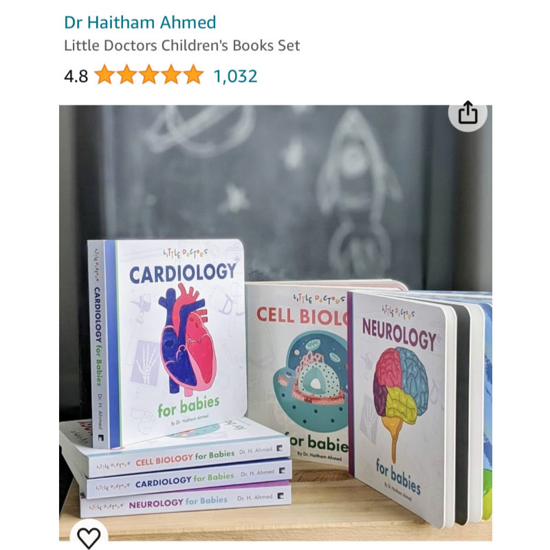 littledoctorsbk's tweet photo. LITTLE DOCTORS CHILDREN'S BOOKSET

It's never too early for your budding genius!