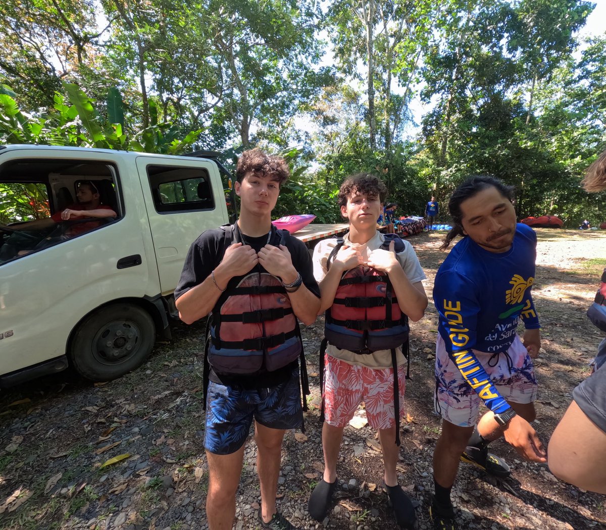 DoctorJOtto's tweet photo. White water rafting down the Sarapiqui River. @MonomoySchools @ScienceWithMrB @MRHSMsOliver #MonomoyInCostaRica2024 https://t.co/9LJuTWC4zP