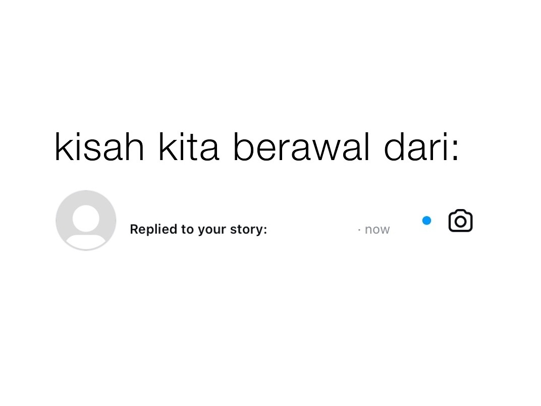 nisanindita_'s tweet photo. Kisahmu berawal dari apa? https://t.co/Aof9s7Wdex