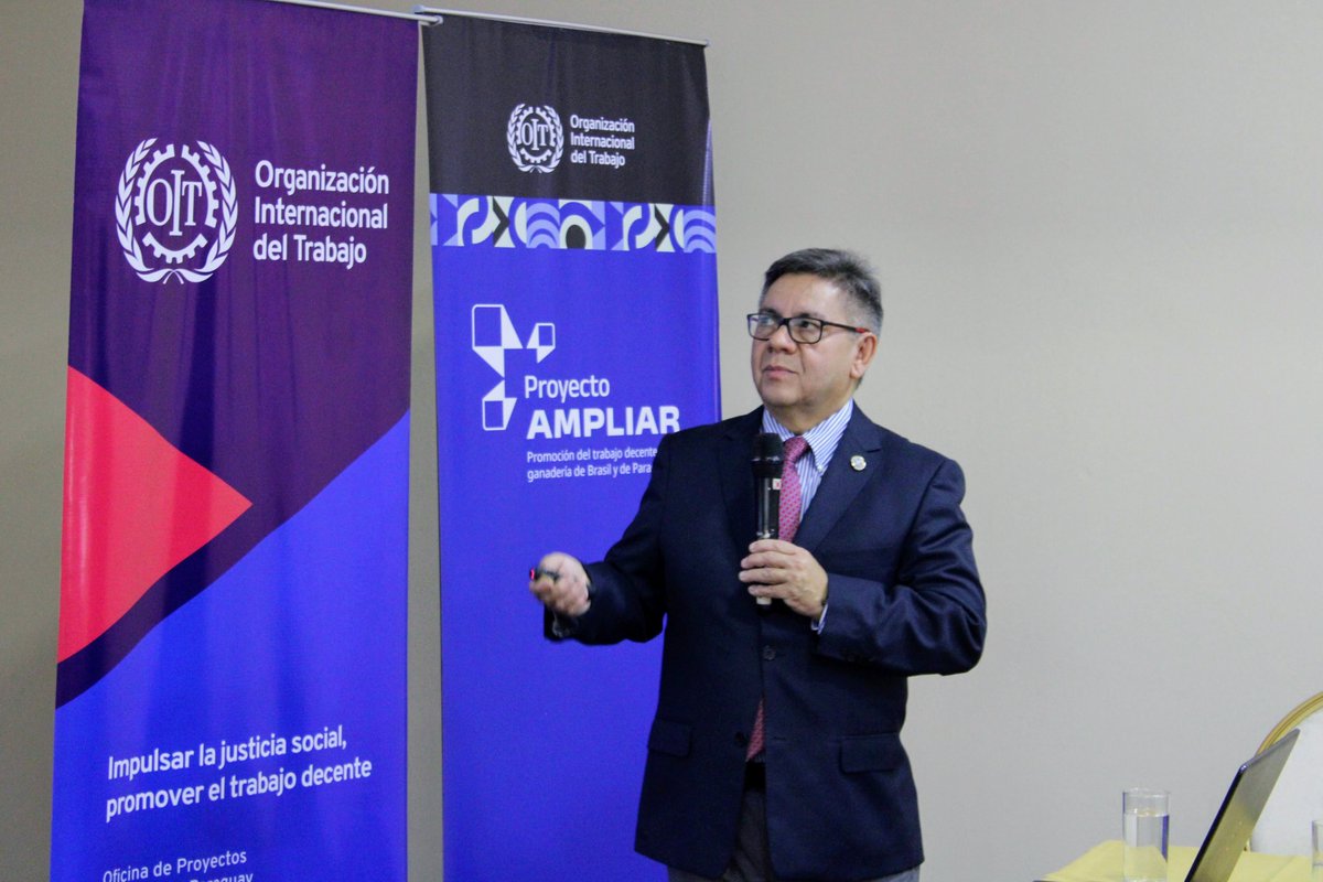 OITconosur's tweet photo. #HOY 🇵🇾 | Miembros de la #CONAETI y la #CONTRAFOR se capacitaron sobre normas internacionales del trabajo #NITs (C029, Protocolo C029 y Recomendación 203). La formación estuvo liderada por Sergio Paixão, Especialista Principal en Normas Internacionales del Trabajo de @OITconosur. https://t.co/Lda1CmiuUq