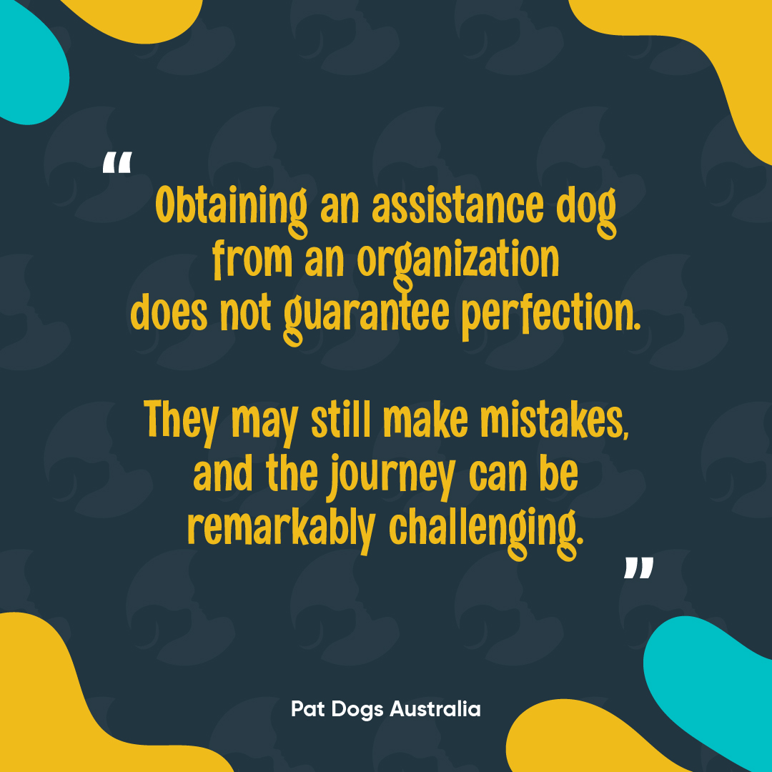 Thinking  about getting an assistance dog? Remember, perfection isn't guaranteed.  Just like us, they're not flawless. It's a journey of ups and downs, but  the bond you'll share is worth every challenge. 🐾 #assistancedogs #therapydogs #mentalhealth #autism #iliketopatdogs