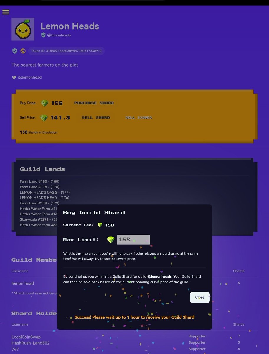 Jambycute's tweet image. Thanks for the dump! Just bought shard to this cute and best guild. Exited to be a farmer of this guild😍
@pixels_online
@heidichristne
#lemonhead