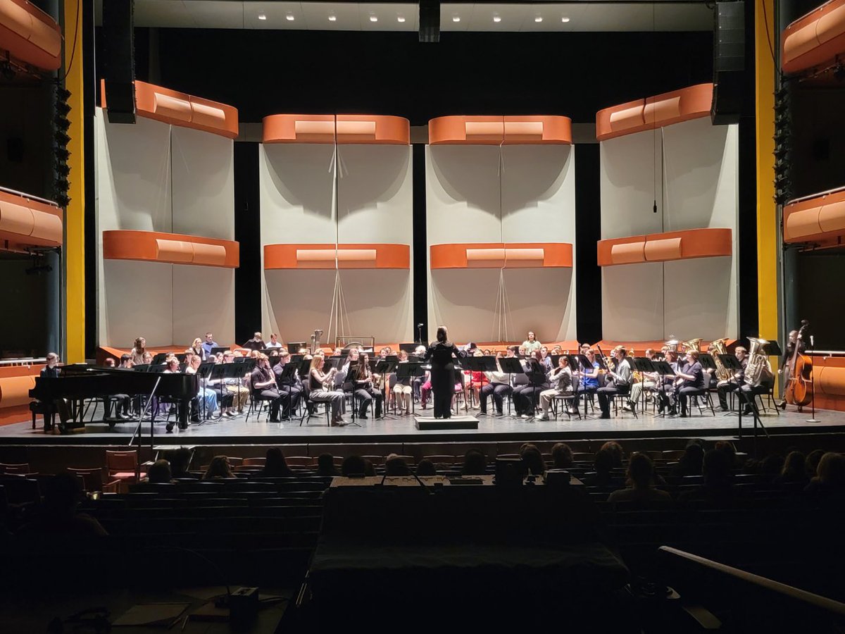 Wow! What a day! So proud of how well the @Ankeny_HS 11-12 band played today! We had an awesome learning experience at UNI!