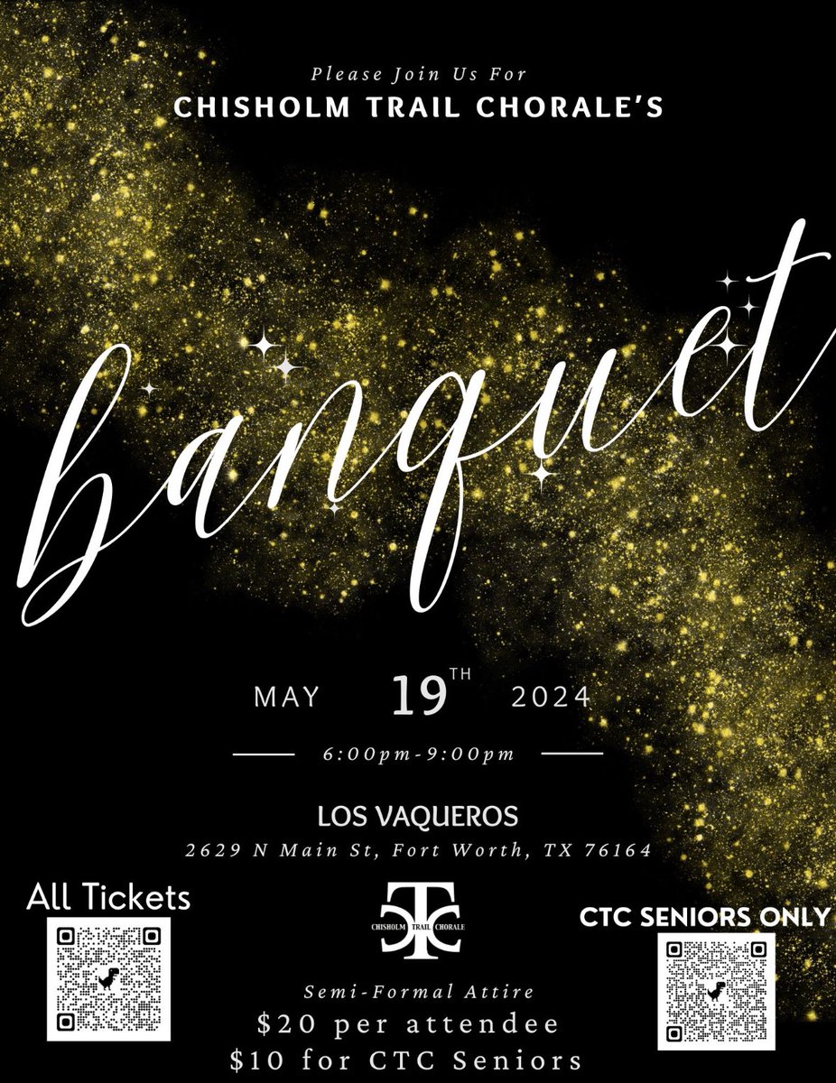 Banquet tickets are live!!