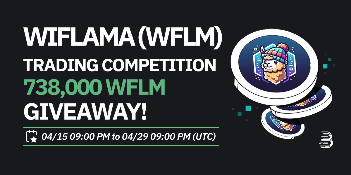 BitMartExchange's tweet photo. ✨To celebrate the primarily listing of WFLM @wiflamacoin, we are giving away 738,000 WFLM in the  Trading Competition Event!

🗓️ Happening 04/15 - 04/29

🎁Follow @BitMartExchange & @wiflamacoin, RT & tag 3 friends & fill in the form to share $200 in WFLM: https://t.co/t0Kj5CNgHX

🏆Start trading: https://t.co/N0Ka6UqVID

👉Detail: https://t.co/AUfSMn4Lnh