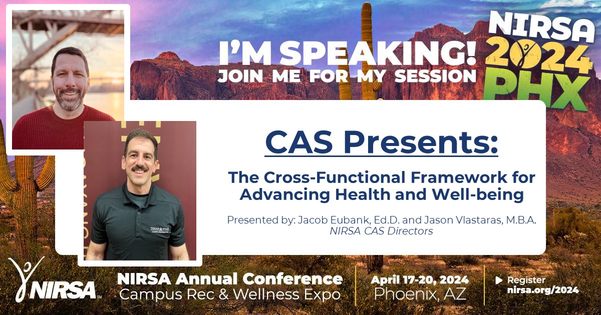 Excited to be in Phoenix for the 2024 @NIRSAlive  Annual Conference where I will be presenting on the @CAS_Standards Cross-Functional Framework for Advancing Health and Well-being. #studentaffairs #campusrec #highereducation #wellbeing @LehmanCollege